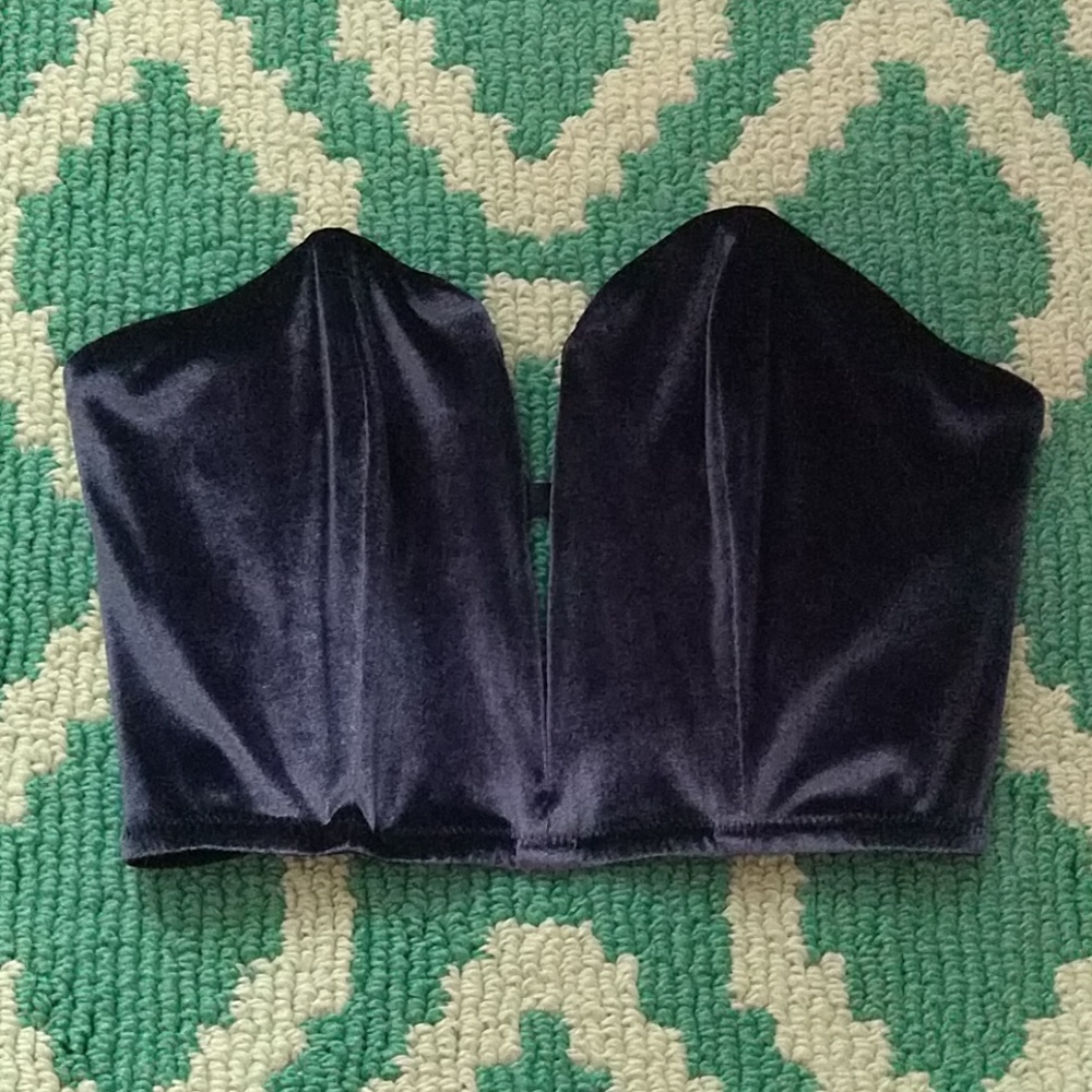 Victoria's Secret velvet corset